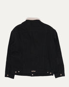 Shearling Collar Denim Trucker Jacket