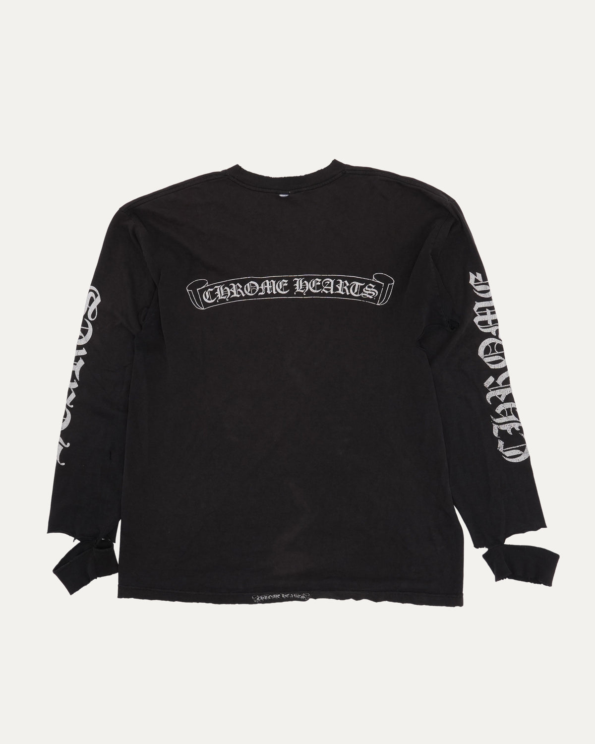 Vertical Logo Long Sleeve Pocket T-Shirt