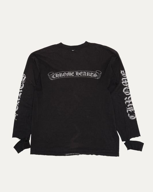 Vertical Logo Long Sleeve Pocket T-Shirt