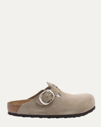 Dagger Embellished Birkenstock Boston Suede Mule