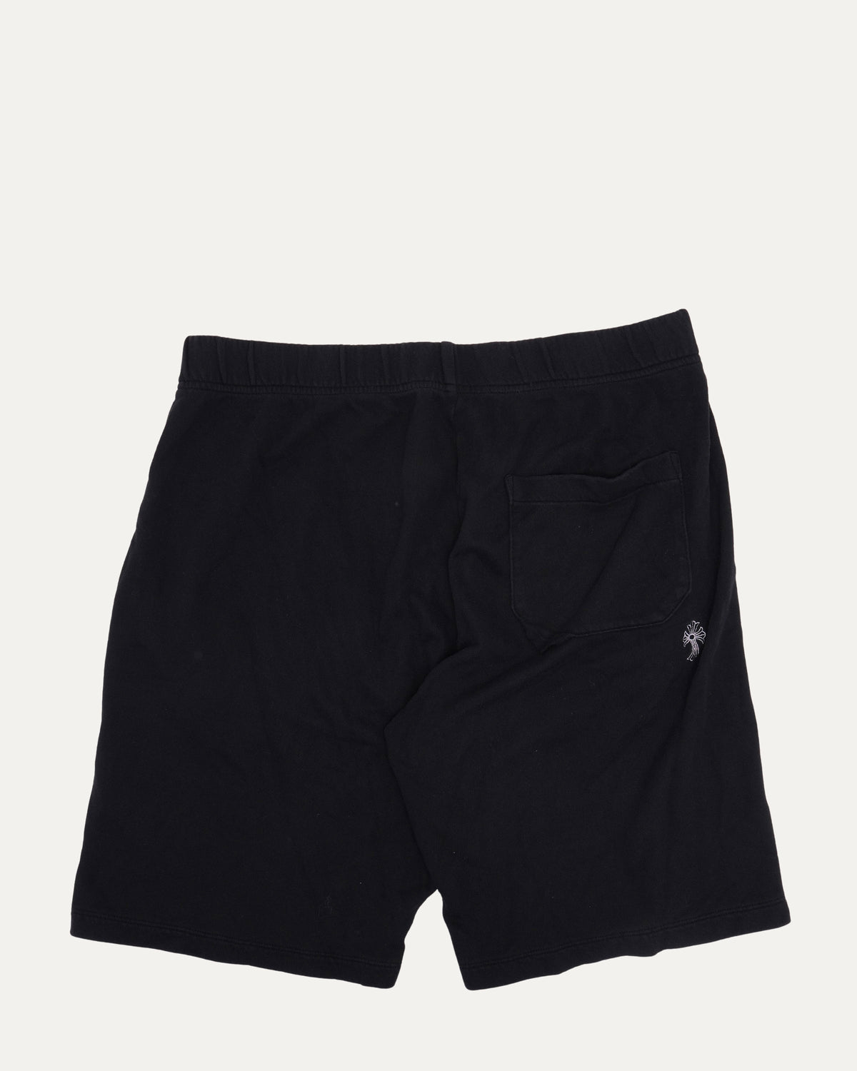 Embroidered Vertical Sweat Shorts
