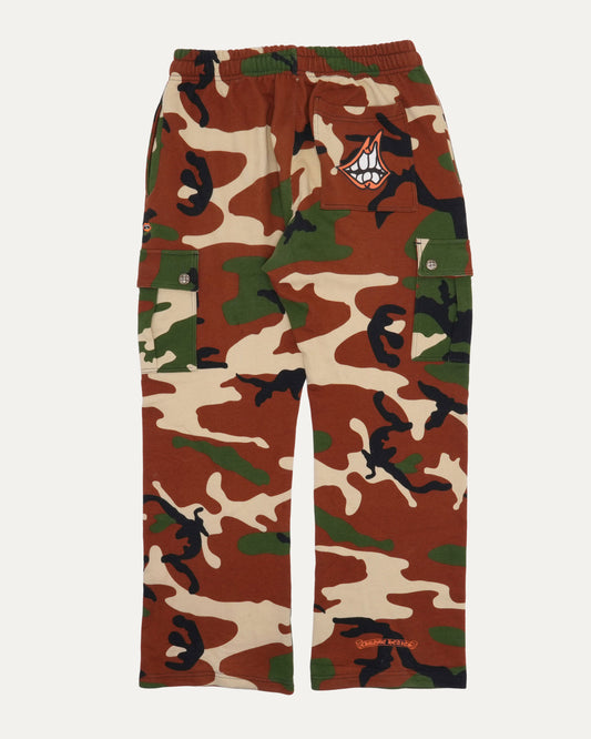 Matty Boy Camouflage Caution Cargo Sweatpants