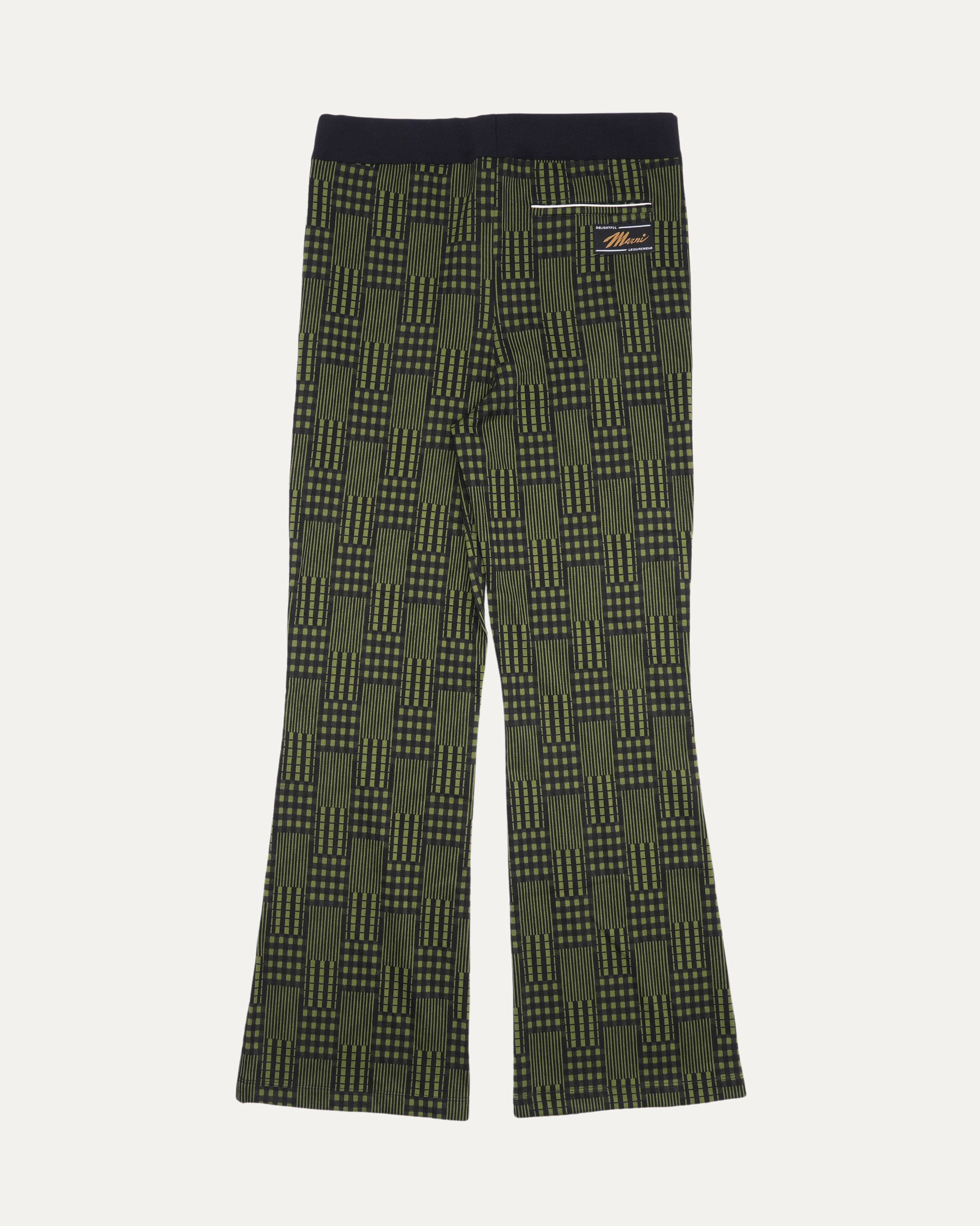 Plaid Flared Pants