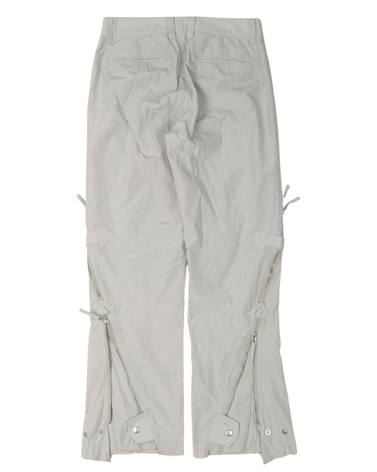 Zipper Nylon Pants