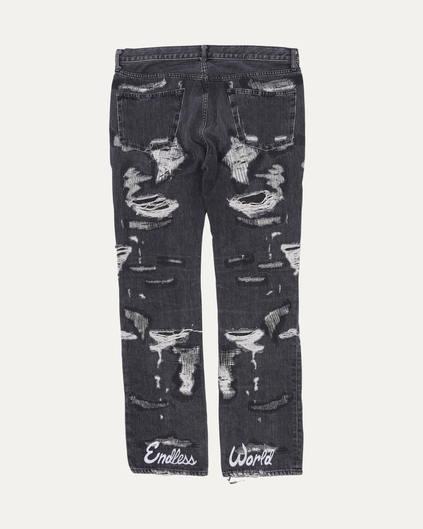 Sample Embroidered Jeans