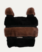 Dagger Embellished Fur Tote Bag