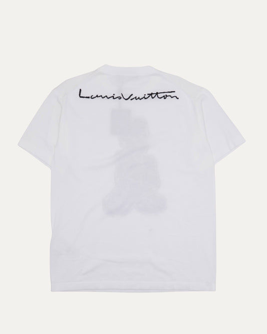 Intarsia Knit Cartoon Graphic T-Shirt