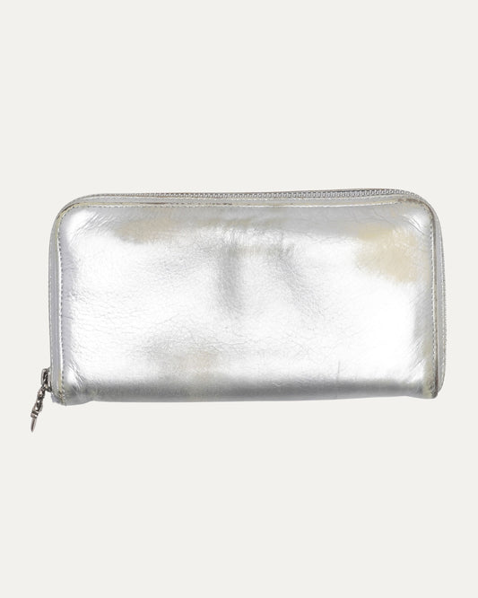 Cemetery Cross Patch Long Zip Wallet