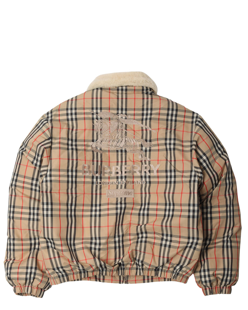 Burberry Plaid Puffer Jacket