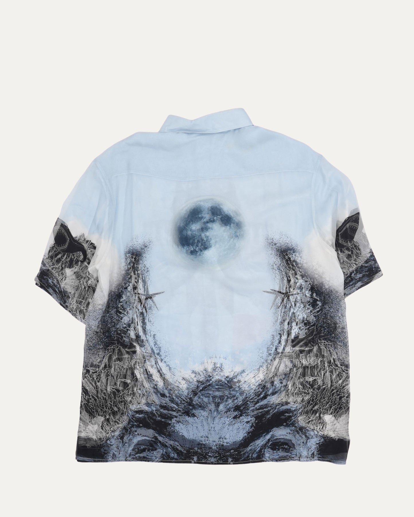 Layered Silk Short Sleeve Shirt