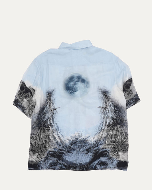 Layered Silk Short Sleeve Shirt