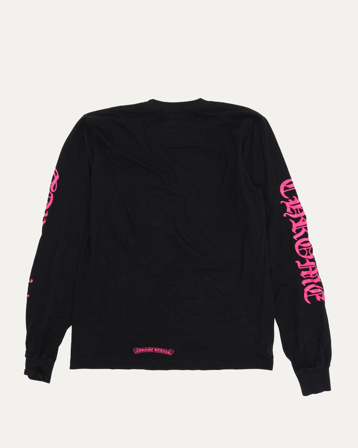 Neck Logo Long Sleeve Pocket T-Shirt