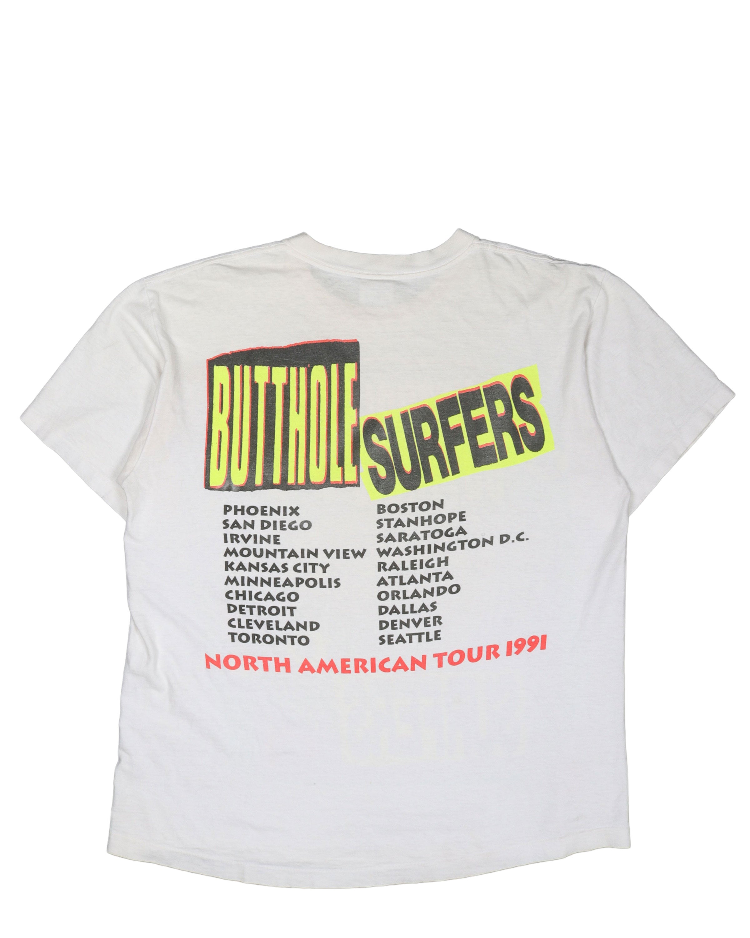 Butthole Surfers 1991 Tour T-Shirt