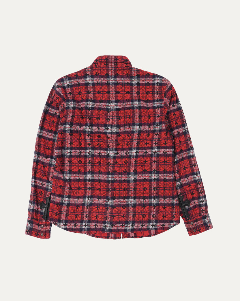 Cross Patch Flannel Shirt