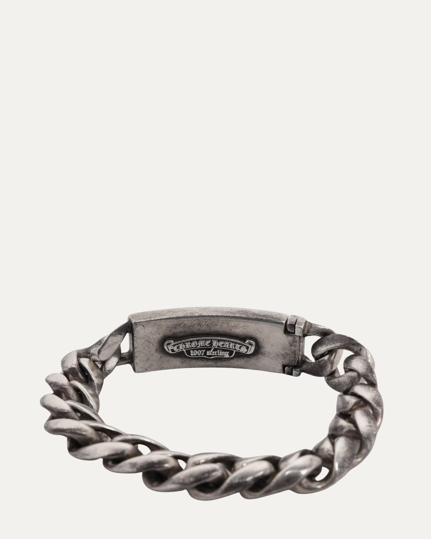 Floral Cross ID Bracelet