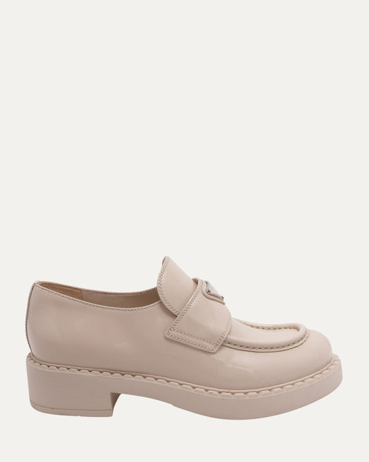 Chocolate Patent Leather Loafers