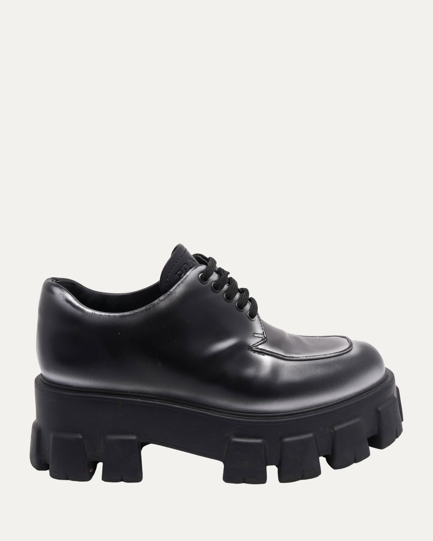 Monolith Brushed Leather Lace Up Shoes