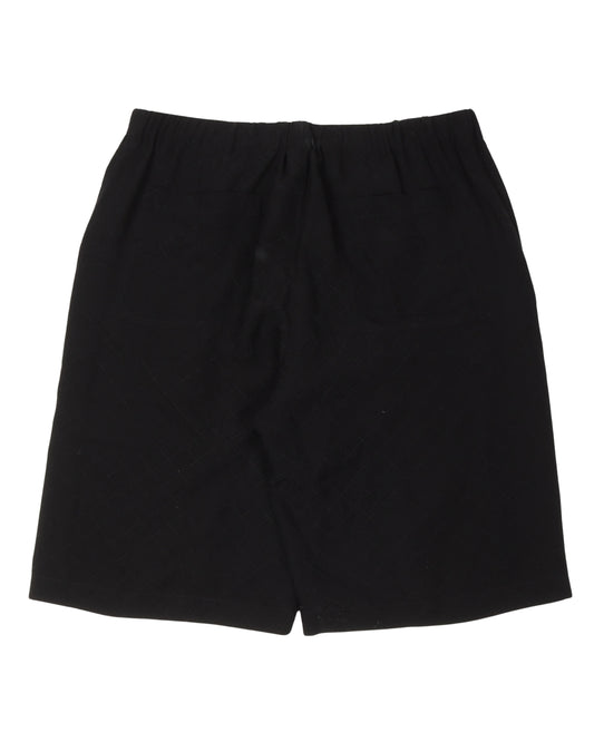 Silk Monogram Shorts