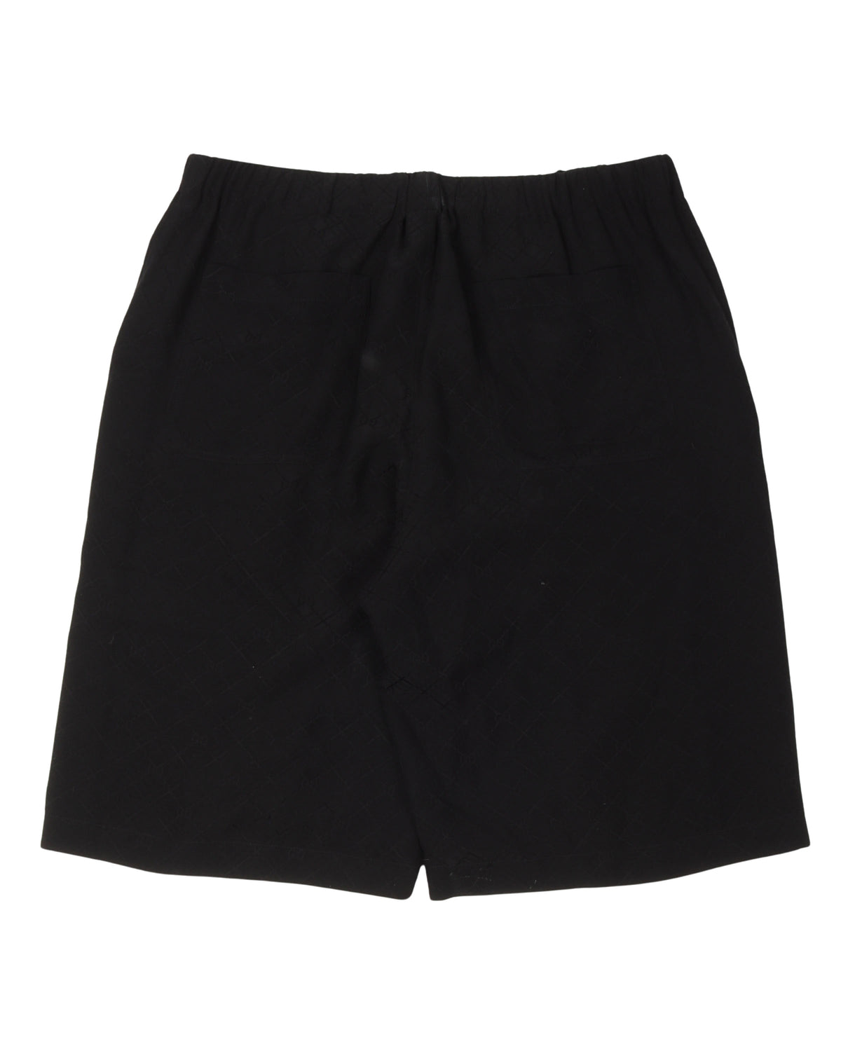 Silk Monogram Shorts