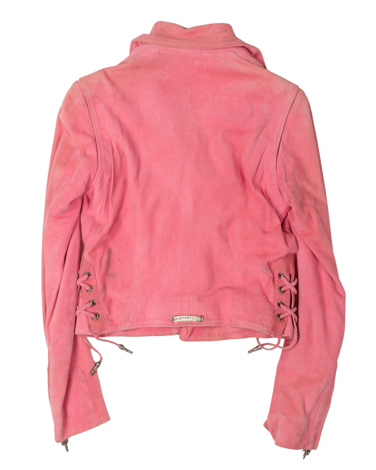 Hermes Lined Suede Jacket