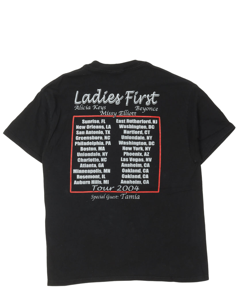 Ladies First Tour Beyonce Alicia Keys Missy Elliot T-Shirt