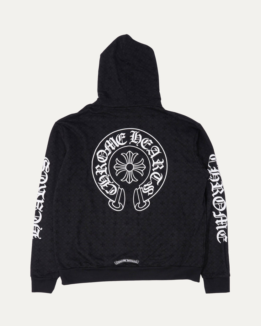 Monogram Vertical Logo Hoodie