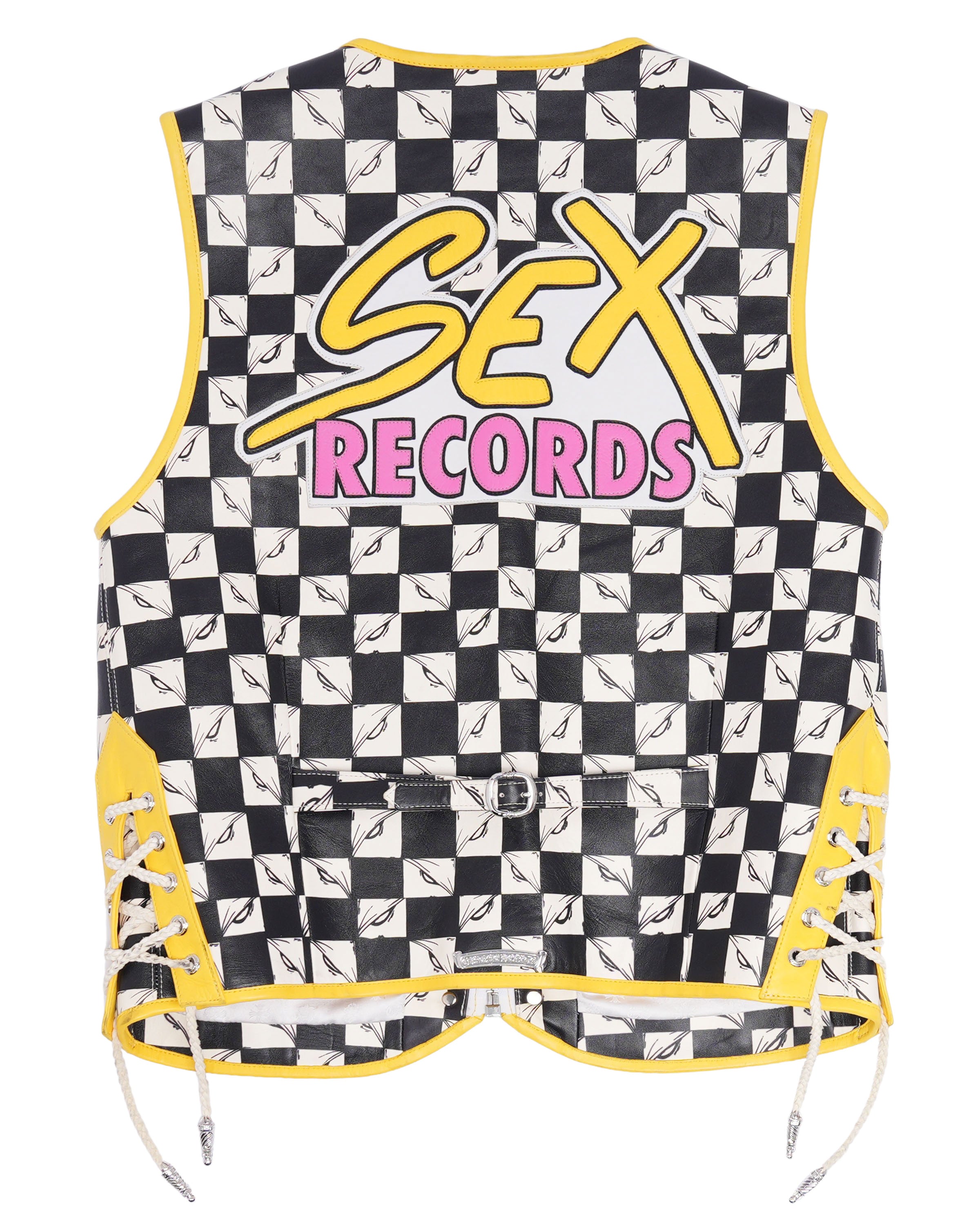 Matty Boy 99 Eyes Sex Records Leather Vest