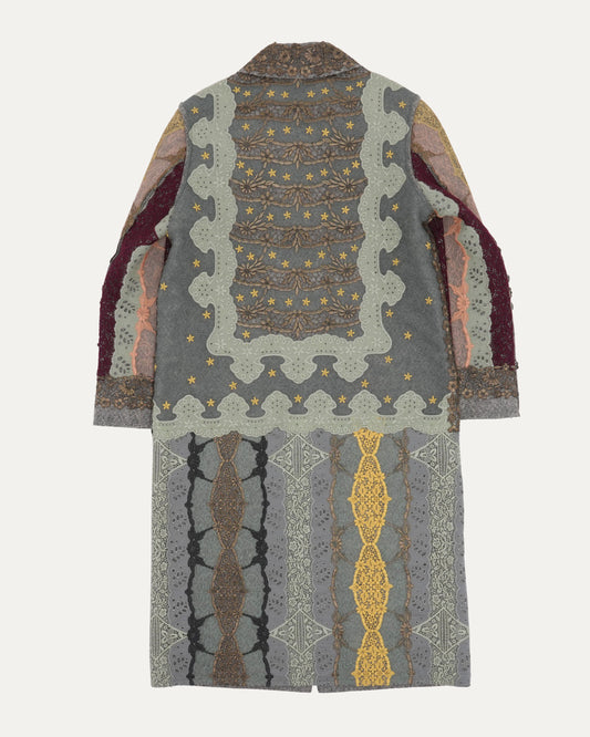 FW 2015 Runway Patchwork Coat