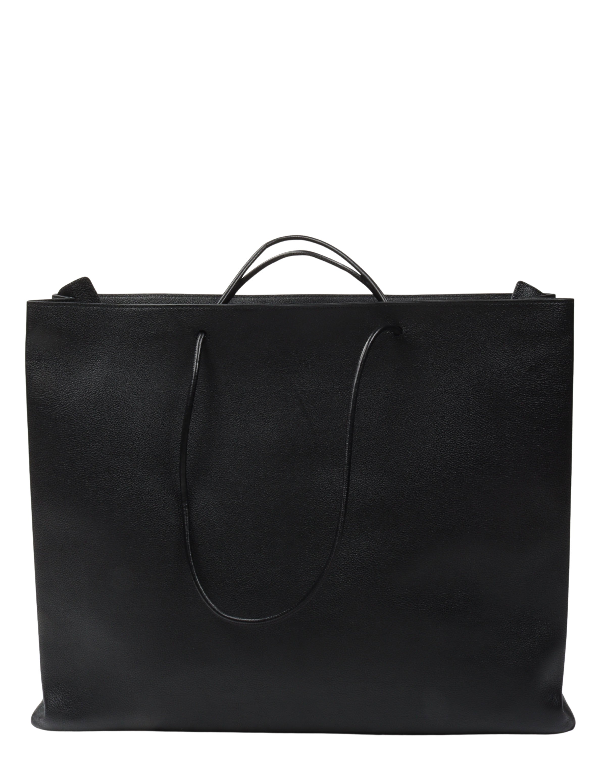 Leather Shopping Tote Bag