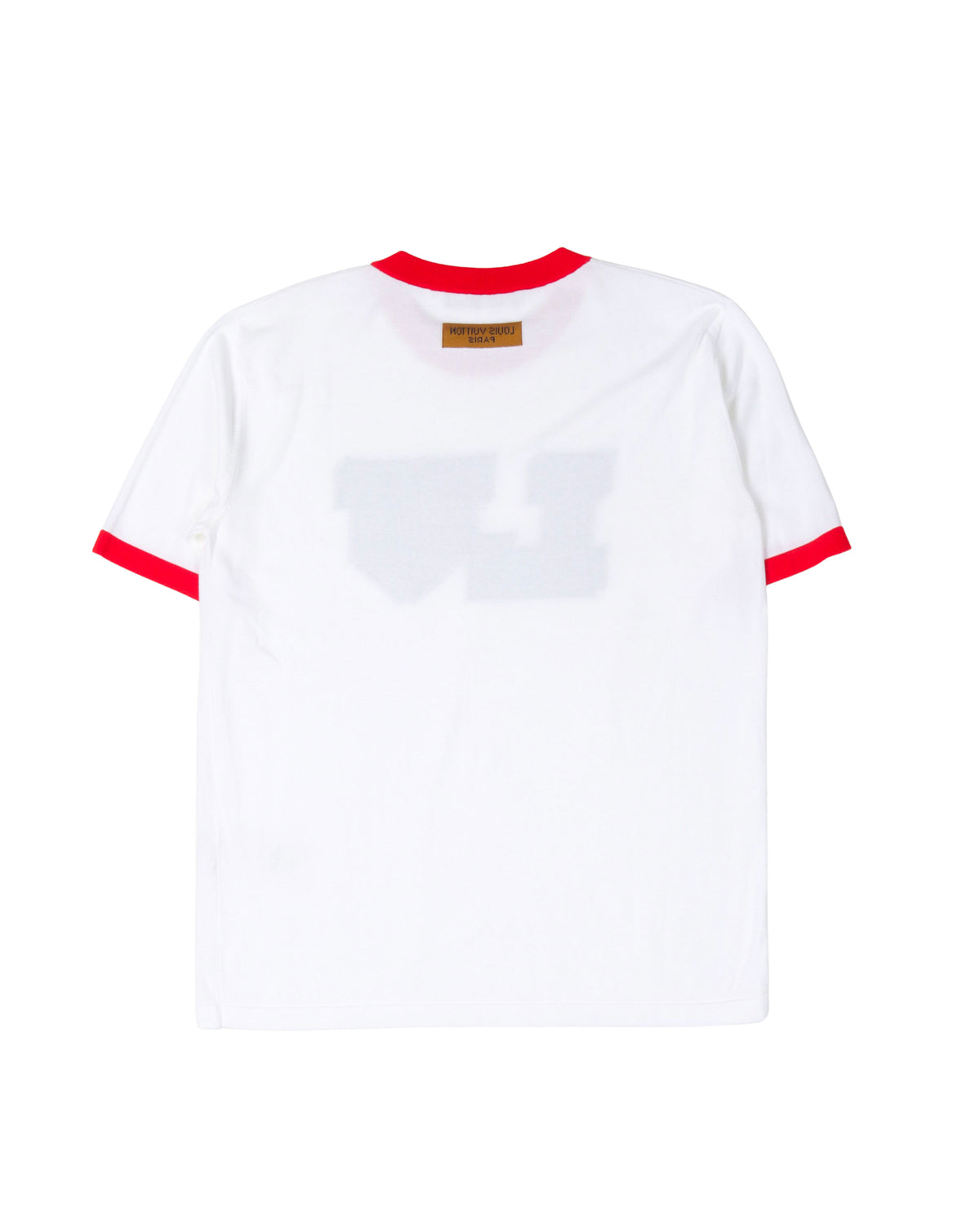 Intarsia Graphic Short Sleeved Ringer Knit T-Shirt