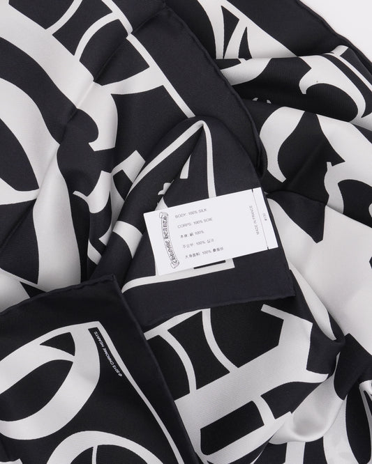 Spellout Silk Scarf