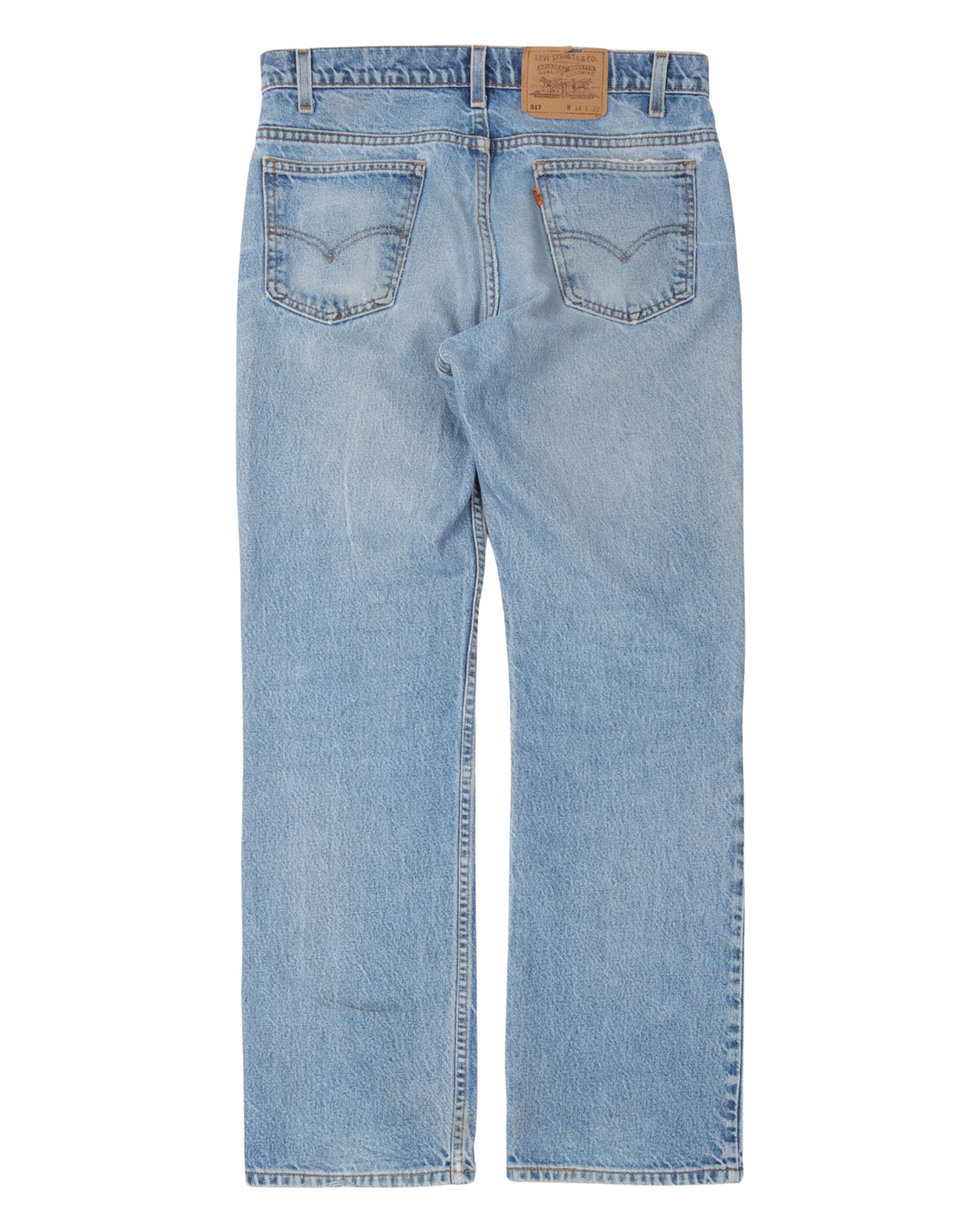 Levi's Orange Tab Distressed 517 Jeans