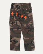 Cross Patch Camouflage Cargo Pants