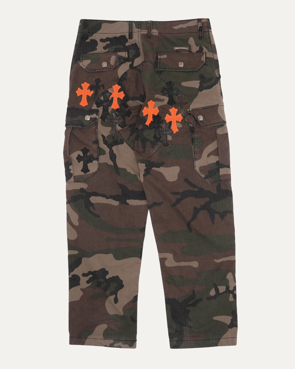 Cross Patch Camouflage Cargo Pants