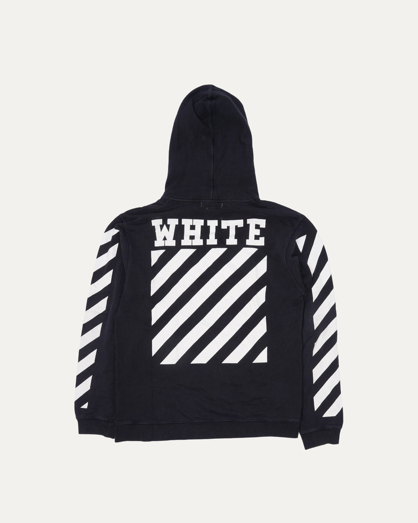 Off white diag hoodie best sale