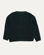 Pour Equator Patterned Knit Sweater
