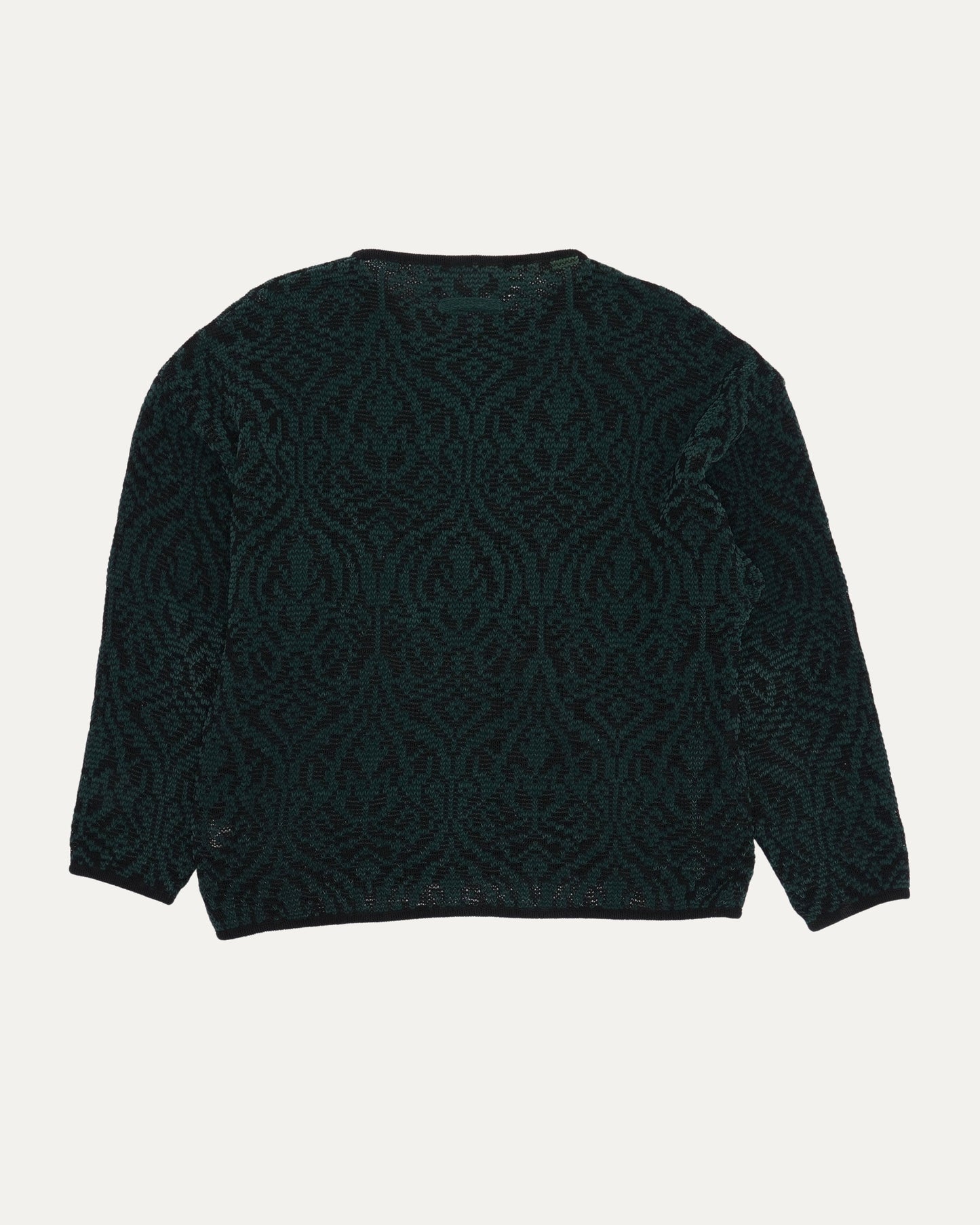 Pour Equator Patterned Knit Sweater