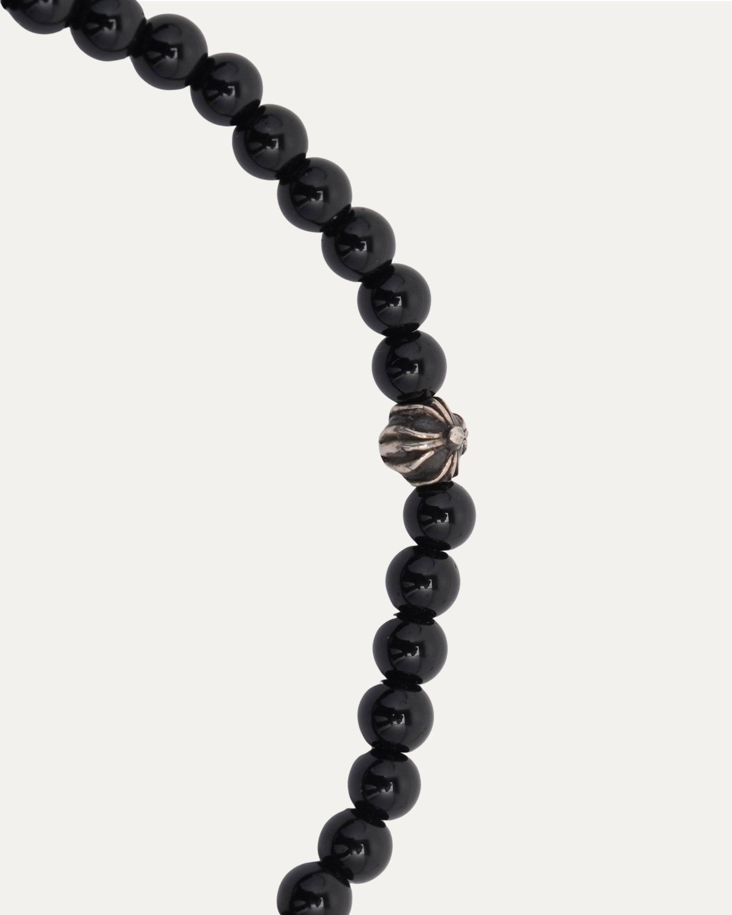 4mm Onyx Plus Ball Bead Bracelet