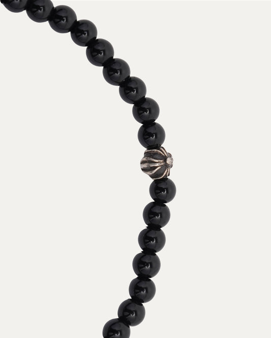 4mm Onyx Plus Ball Bead Bracelet