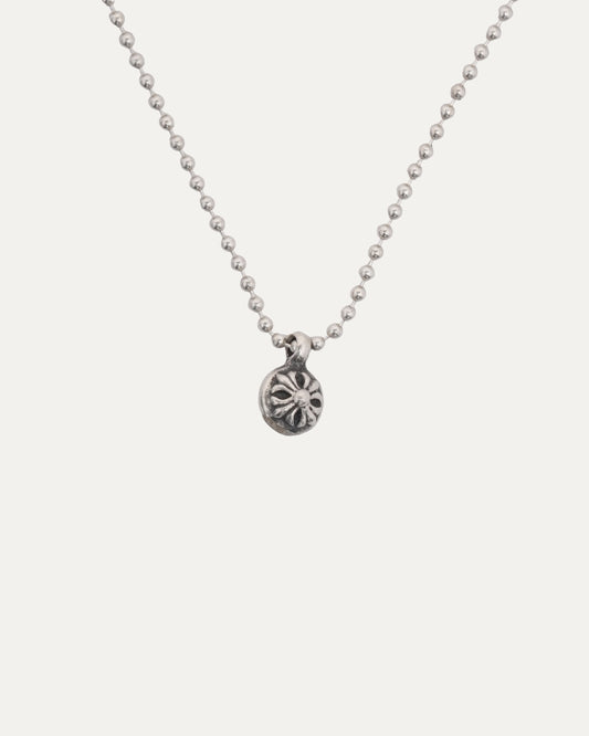 Plus Ball Pendant on Ball Chain Necklace