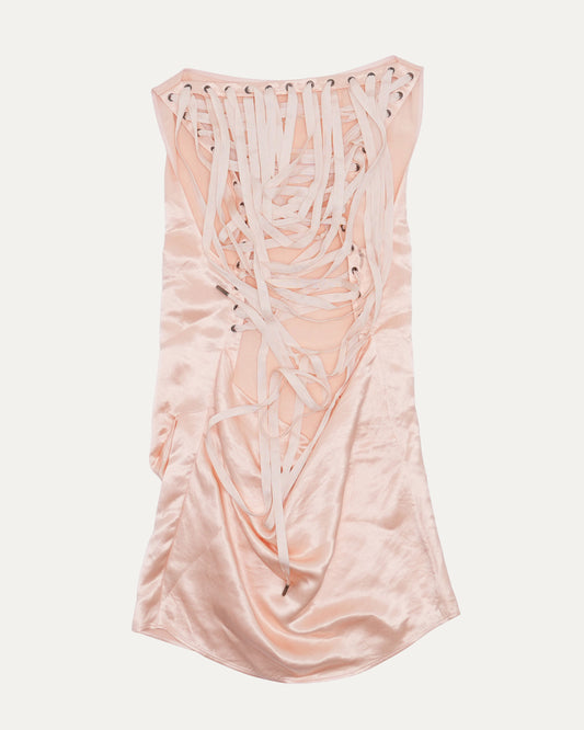 Lace Back Mini Dress