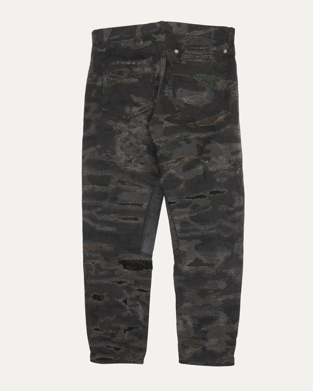 Camouflage Boro Repair Jeans