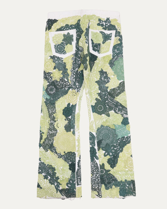 Lace Applique Jeans