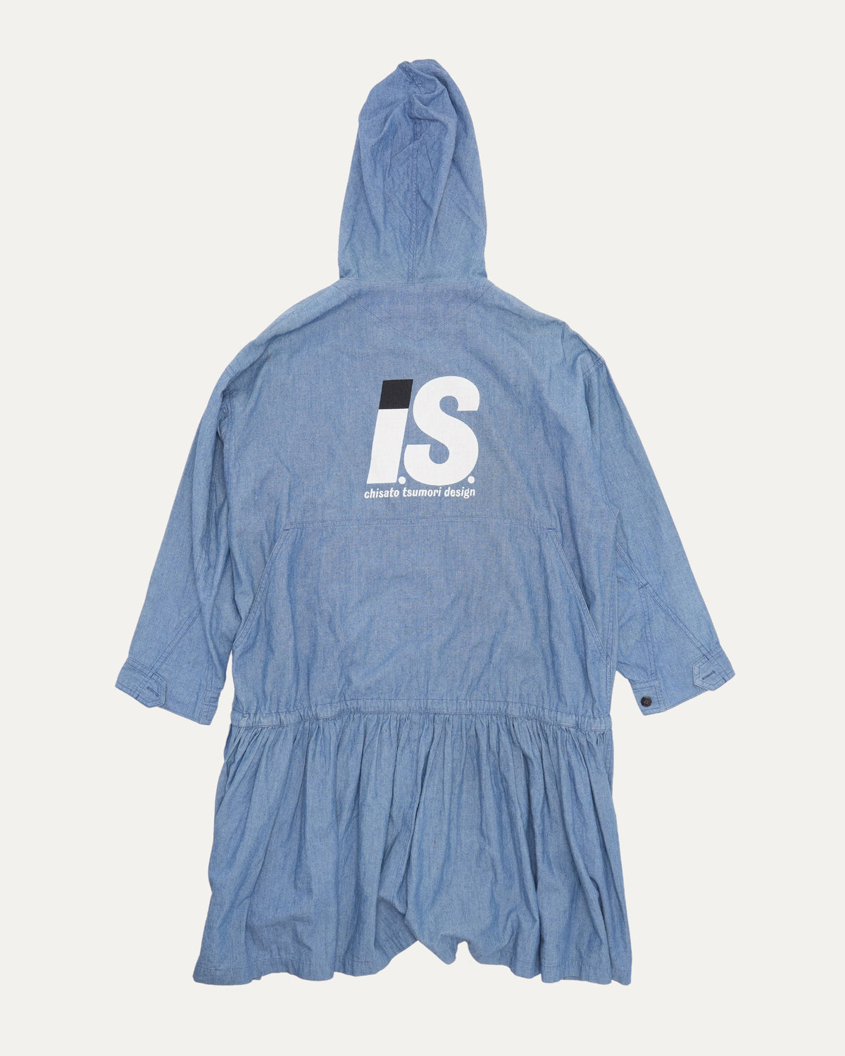 Tsumori Chisato Denim Hooded Anorak Dress