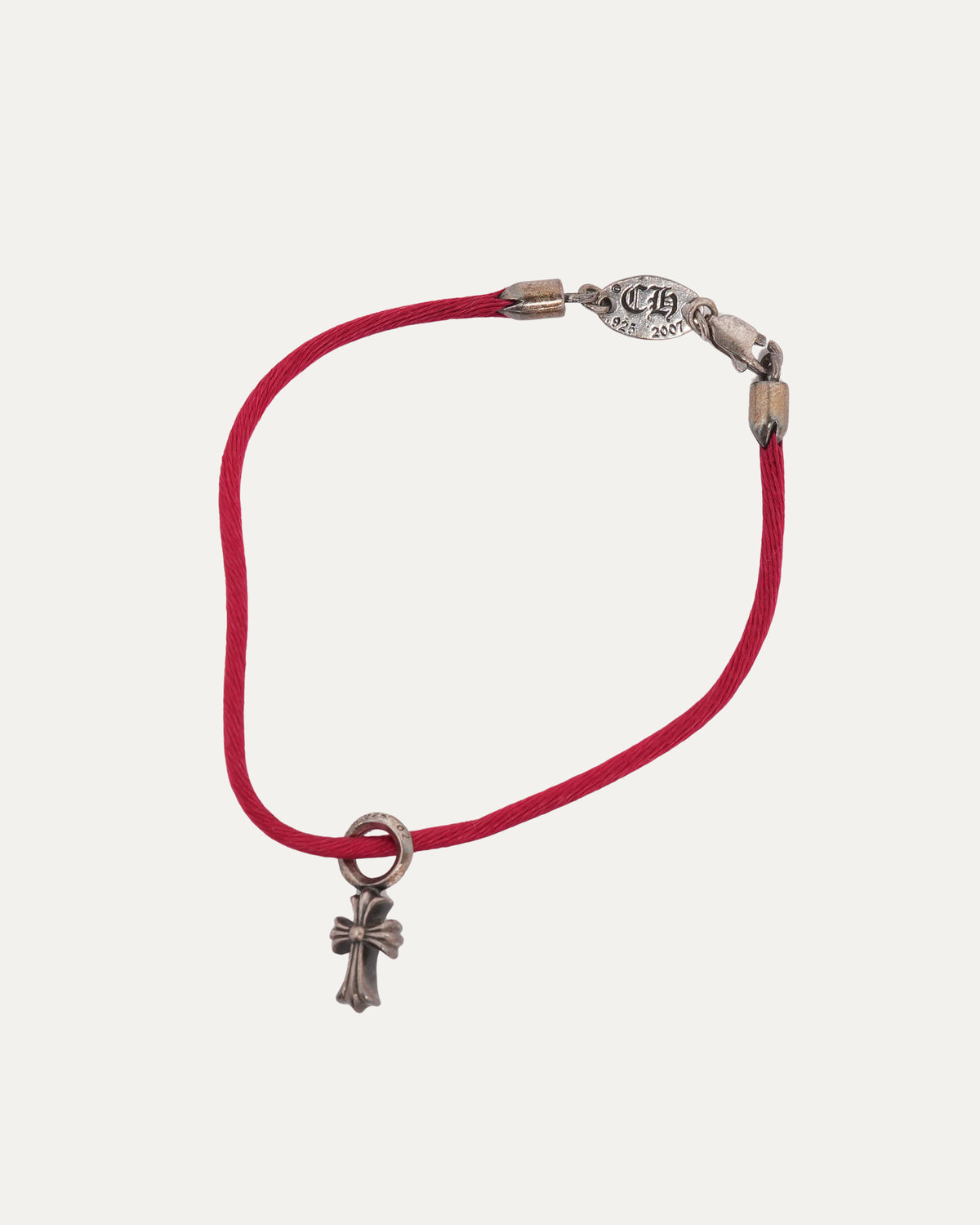 Silk Bracelet with Baby Fat Charm
