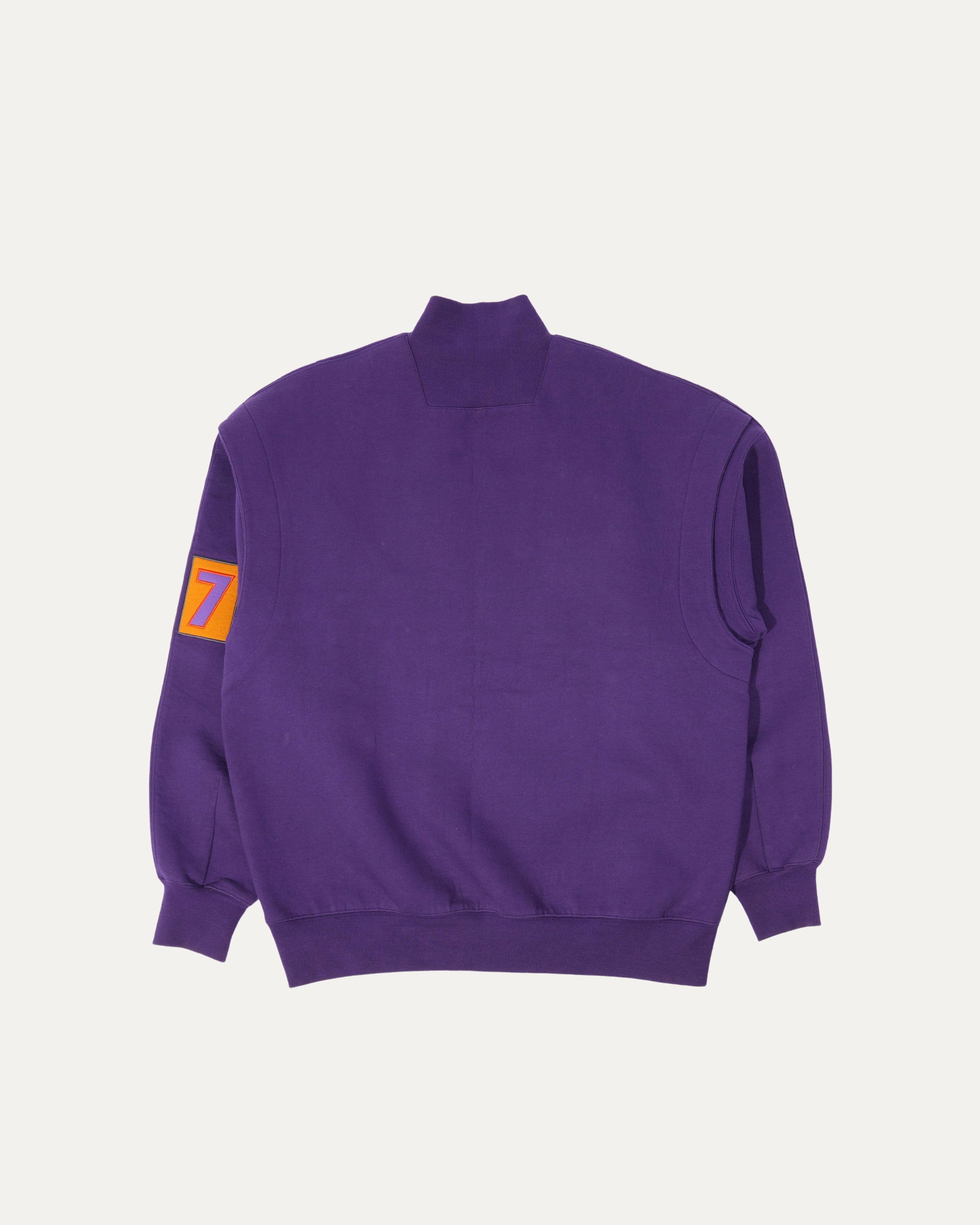 Mock Neck Logo Sweatshirt