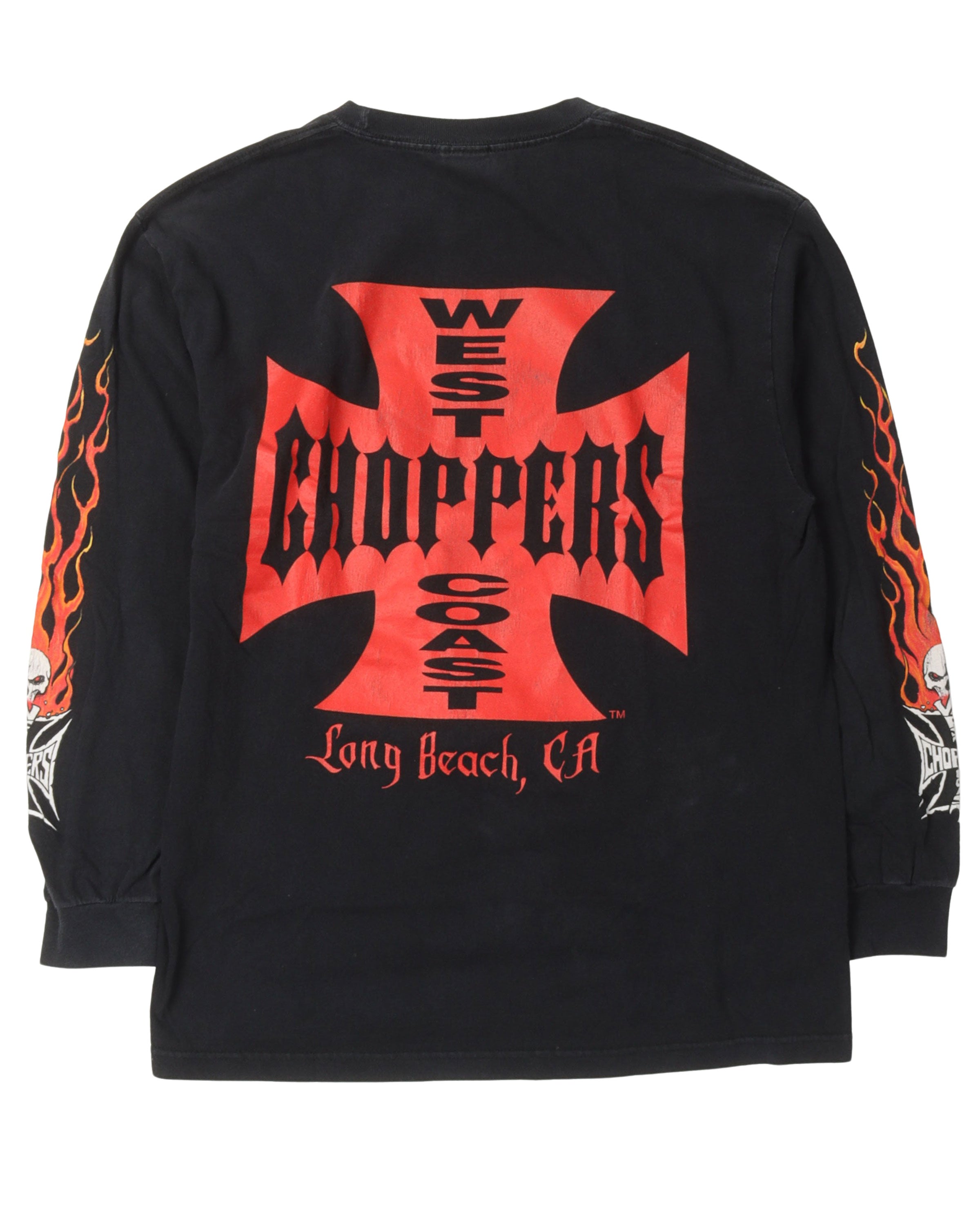 West Coast Choppers CFL logo Long Sleeve T-Shirt