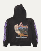 Harley Davidson Flame Sleeve Zip Up Hoodie