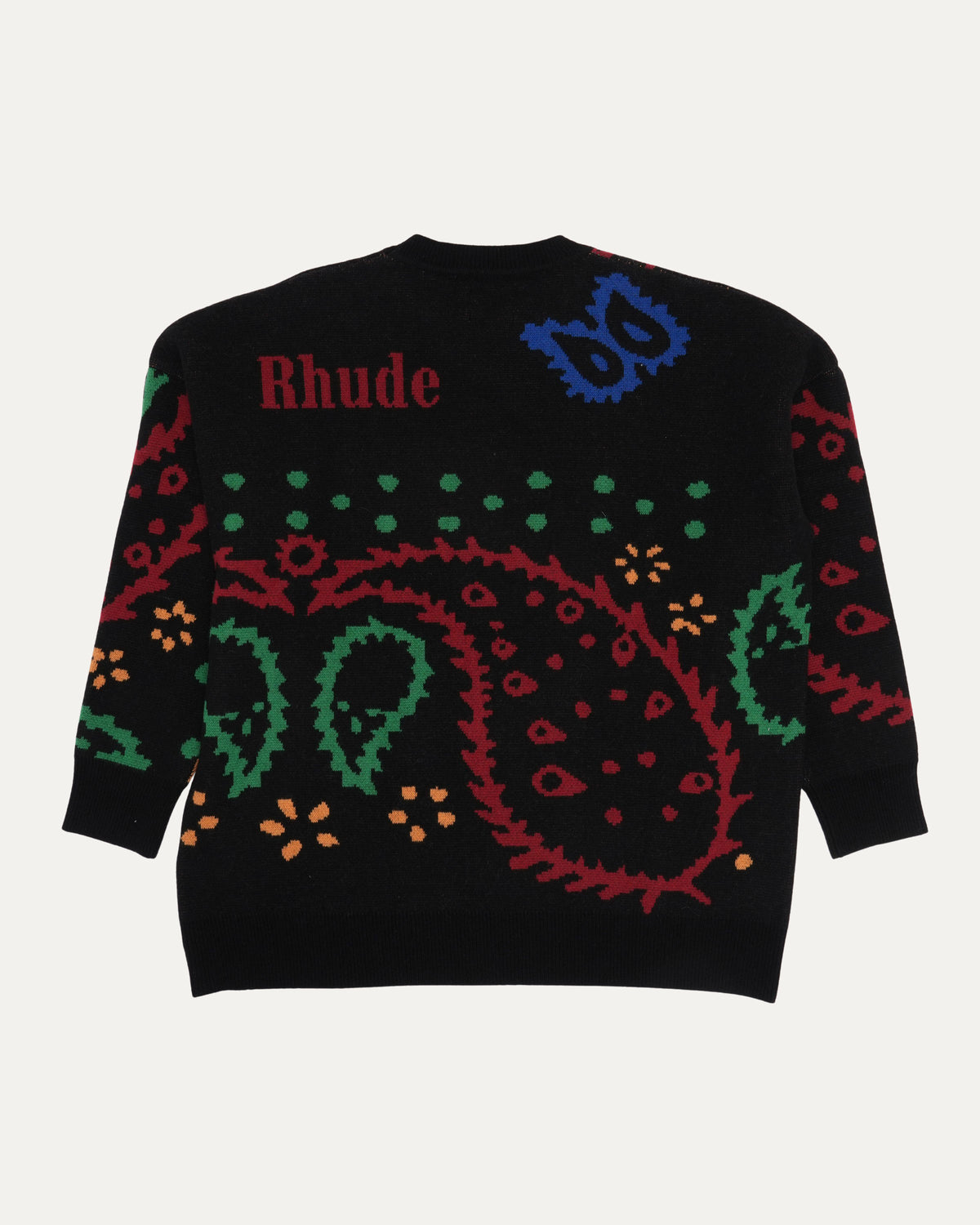 Cashmere-Wool Blend Bandana Sweater