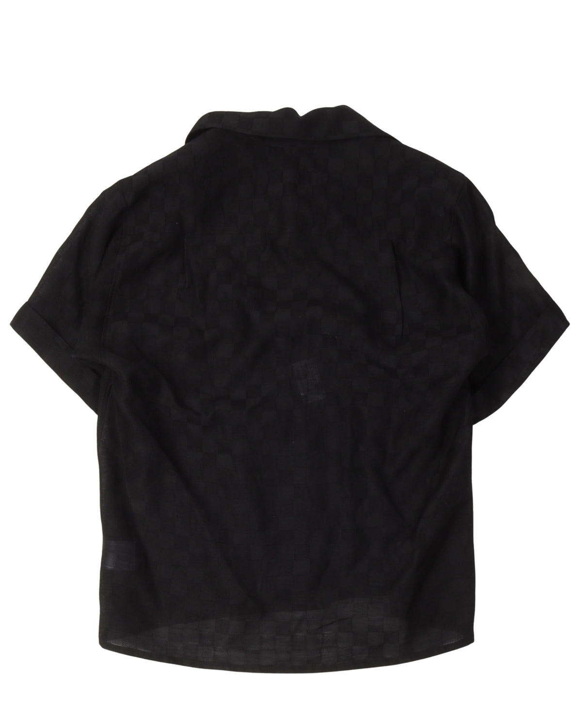 Embroidered Checkered Shirt